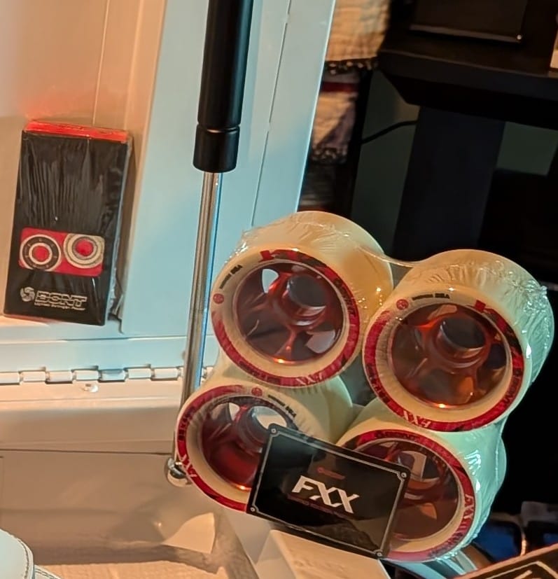 Customer photo review of JESA 608 Black Series Roller Skate Bearings