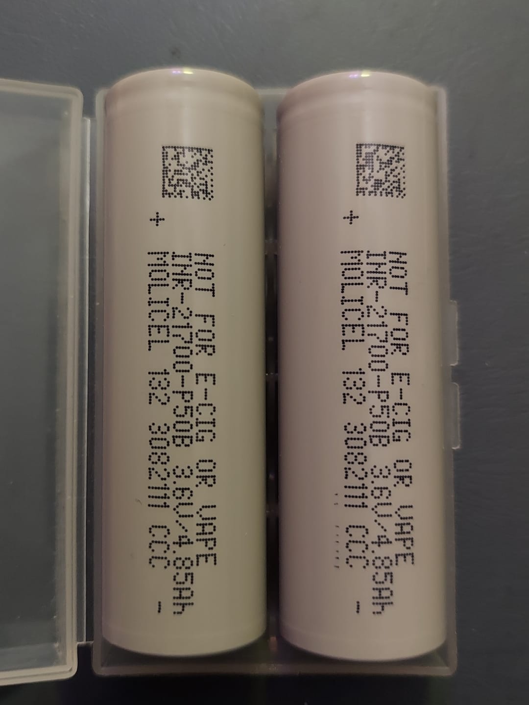 Customer photo review of Molicel P50B 21700 5000mAh 60A Battery