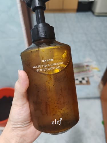 Customer photo review of [LUWIS] CLEF Tea Core Green Tea & Orange Bath Gel