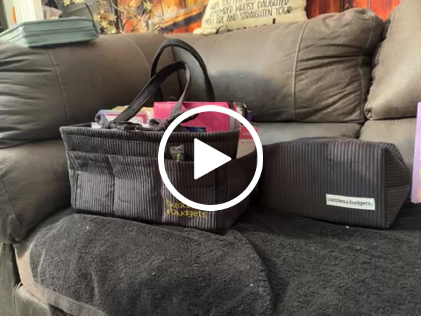 Customer video review of Binder Caddy