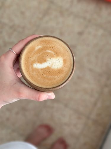 Customer photo review of ספל קפוצינו גדול - קוקומן – 265 מ"ל