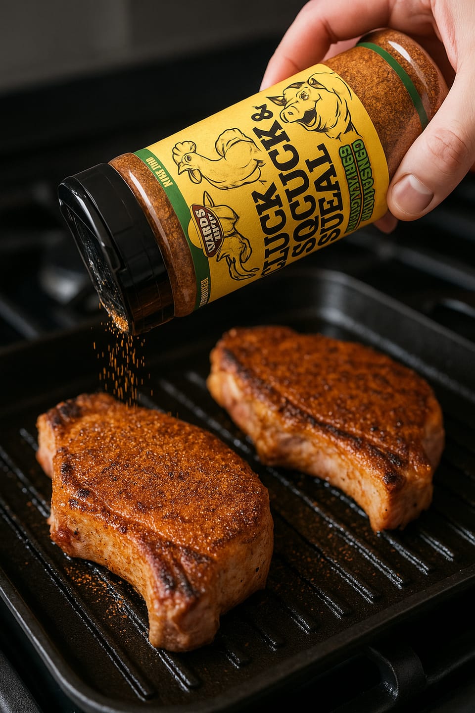 Customer photo review of Cluck and Squeal All-Purpose BBQ Seasoning