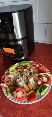Customer photo review of Air Fryer Novio Grill & Fry