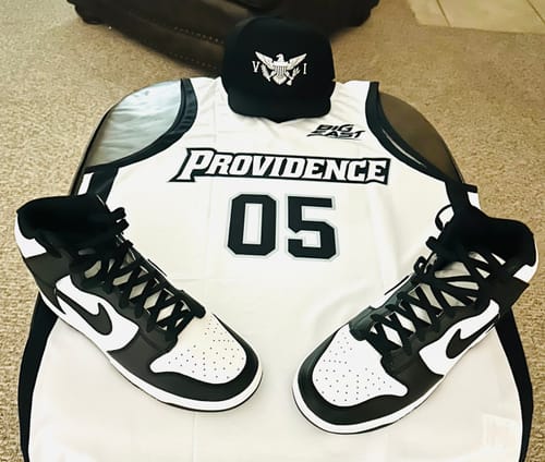 Customer photo review of Custom White Black Classic Tops Basketball Jersey