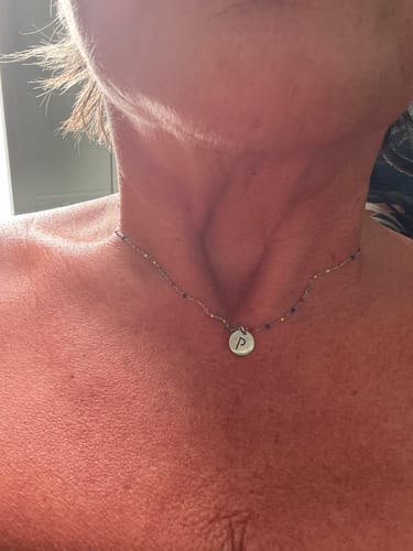 Customer photo review of ABC Necklace