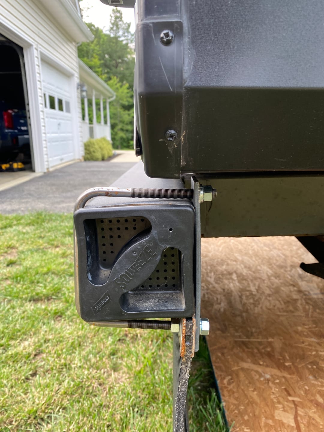 Customer photo review of 3/8 Inch Diameter U-Bolts - Square