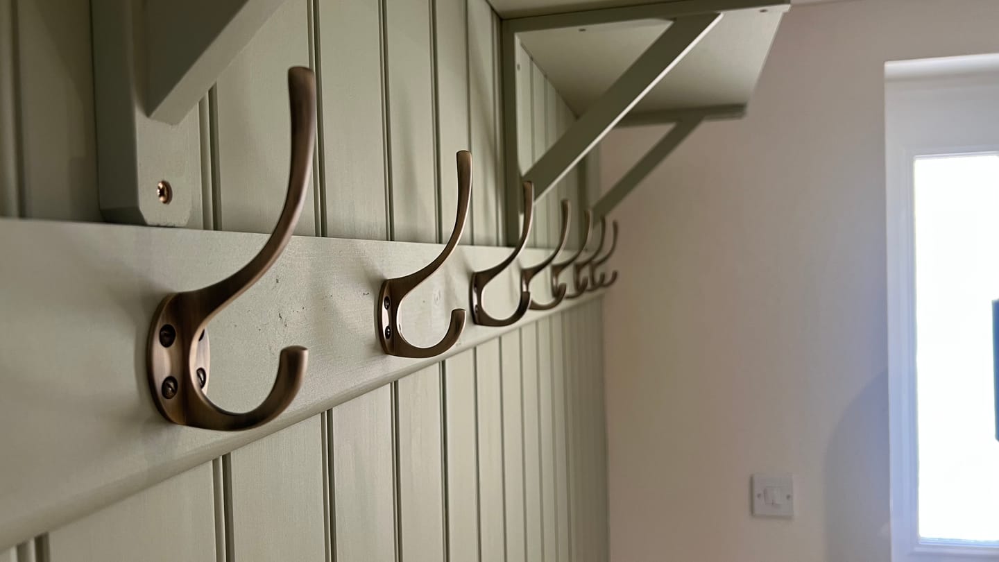 Customer photo review of Classic Brass Hat & Coat Hook