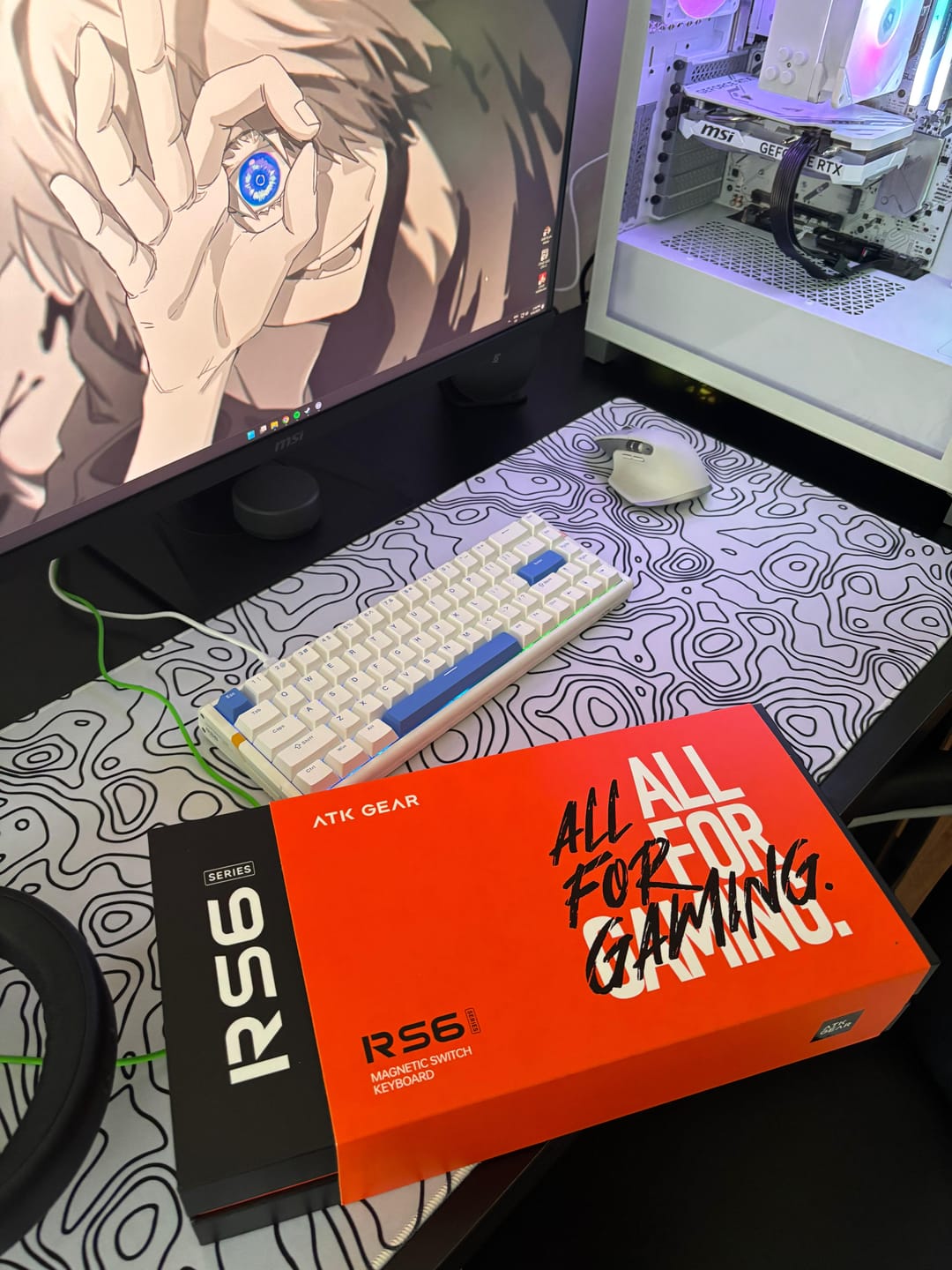 Customer photo review of ATK RS6 Alüminyum Klavye (Manyetik Switch / HE)