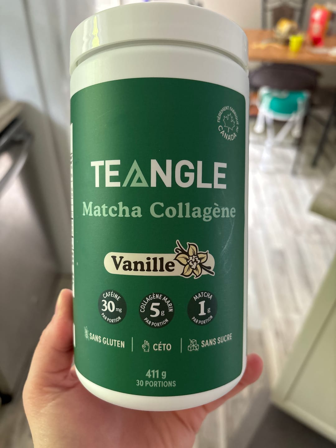 Customer photo review of Teangle - Matcha Collagène 333g - 411g