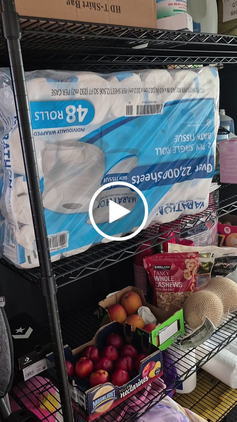Customer video review of Reibii 56" W x 75.6" H Wire Rack Shelving Units on Wheels, 2550 lbs Adjustable Wire Storage Shelves for Pantry Closet Commercial