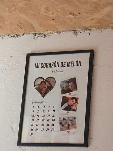 Customer photo review of Quadro Calendário do Mês c/ Data Especial