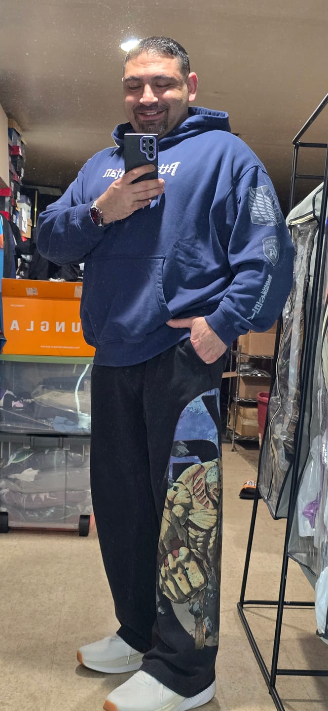 Customer photo review of 5129 - AOT©  x YLA Pullover Hoodies