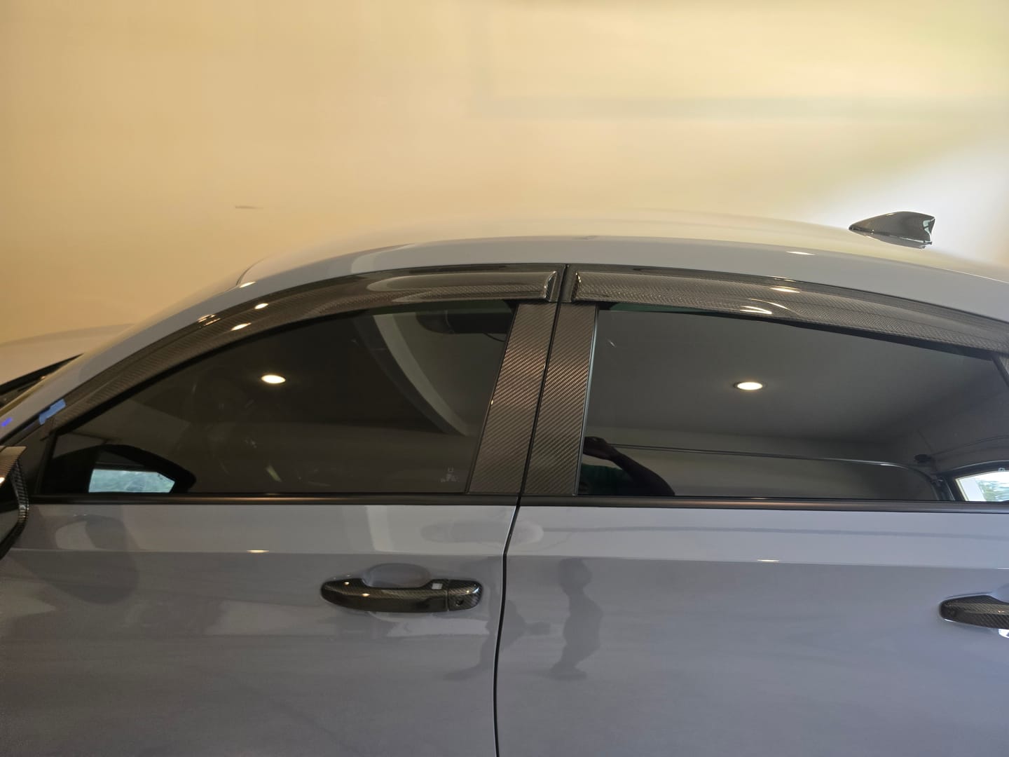 Customer photo review of 2018-2022 Accord Carbon Fiber Window Visors