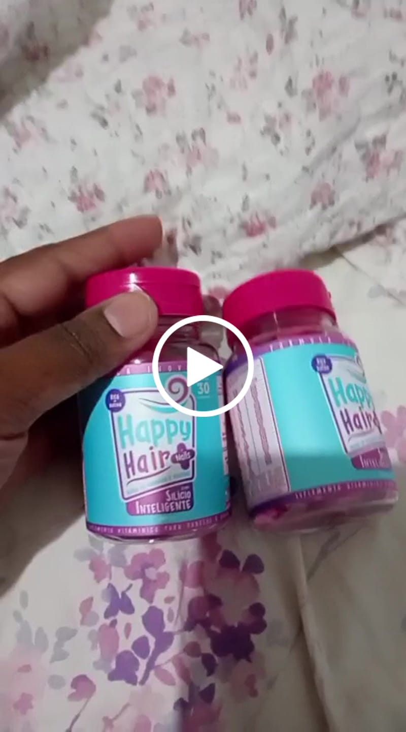 Customer video review of Happy Hair 2 Potes