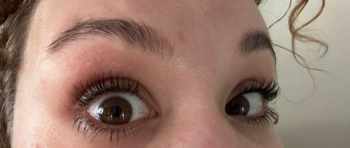 Customer photo review of Enhance® - Eyelash Growth Serum