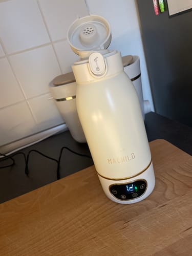Customer photo review of Tragbarer Fläschchenwärmer + Milchpulverbox + Schnell-Ladegerät