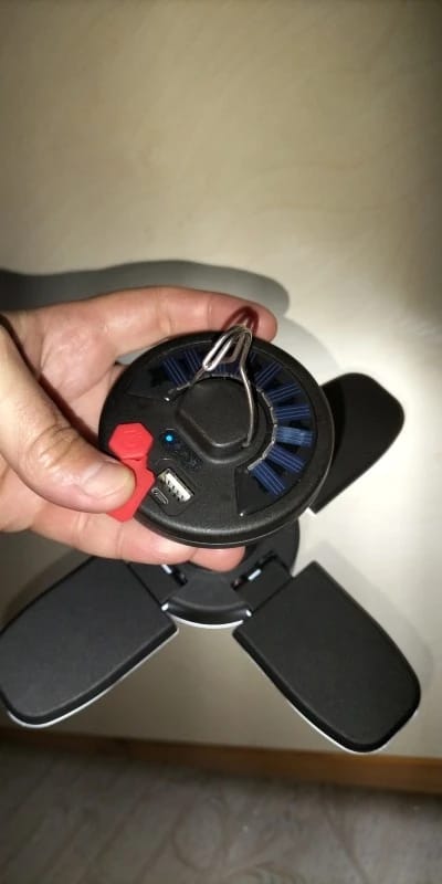 Customer photo review of Faltbare LED Campinglampe – Wiederaufladbare Outdoor Laterne