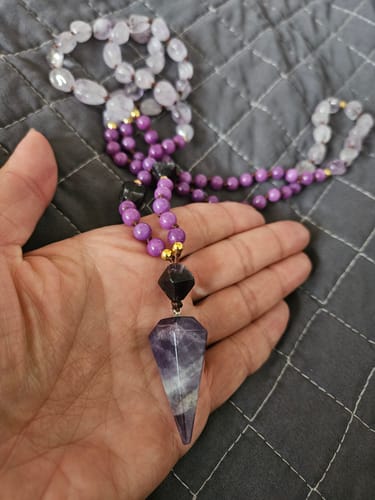 Customer photo review of Amethyst Armband - 18K Legierung