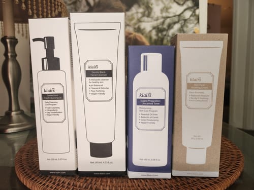 Customer photo review of Gentle Black Facial Cleanser