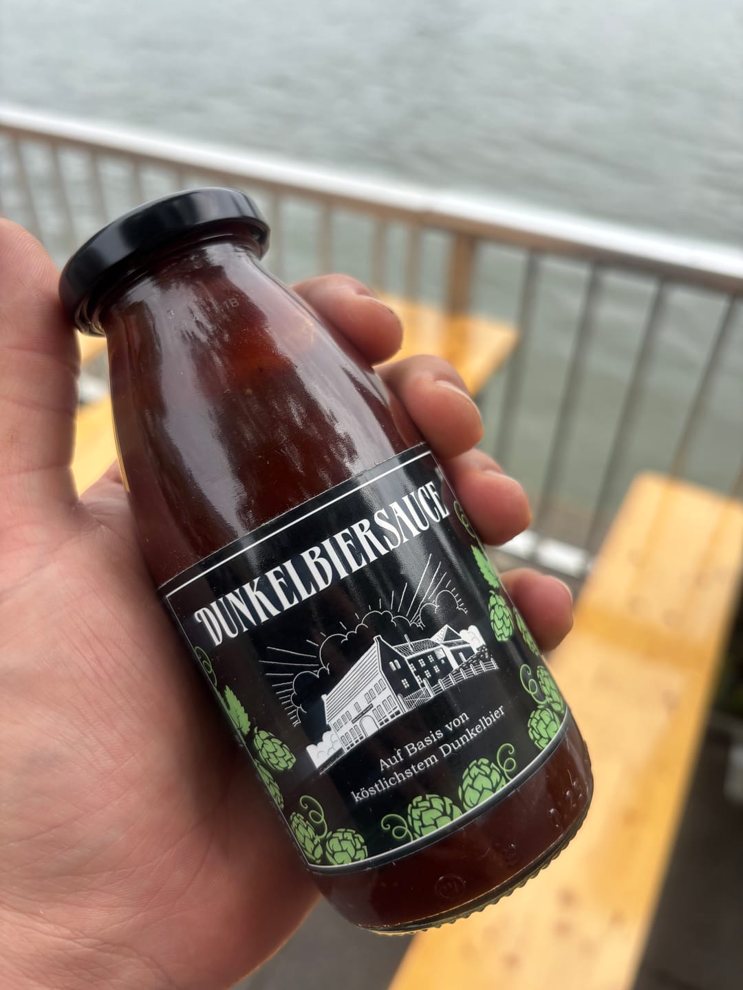 Customer photo review of Lambertus Dunkelbiersauce 250ml