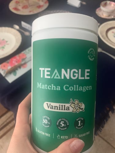 Customer photo review of Teangle - Matcha Collagène 333g - 411g