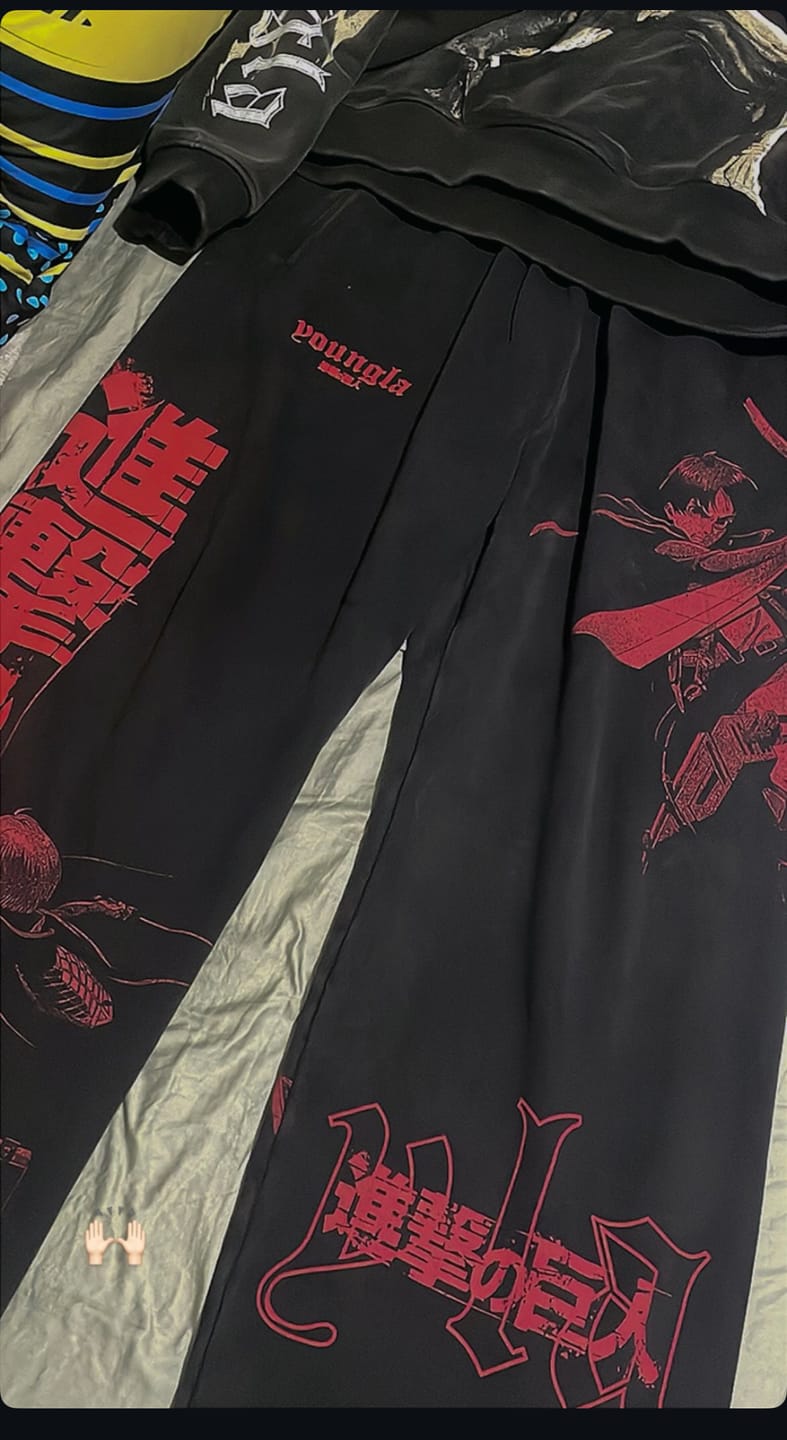 Customer photo review of AOT© x YLA BAGGY JOGGERS #2128