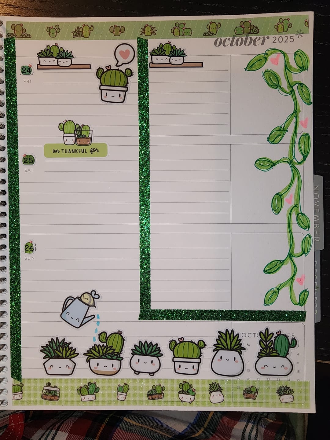 Customer photo review of Cozy Plants Journaling Add-on