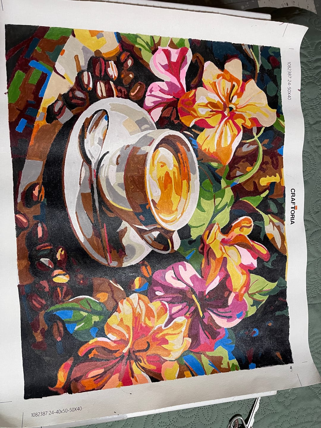 Customer photo review of Floral Coffee
