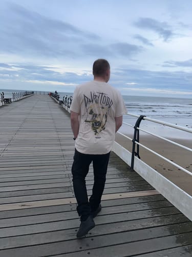 Customer photo review of Davey Todd ‘Lightning Bolt’ Tee