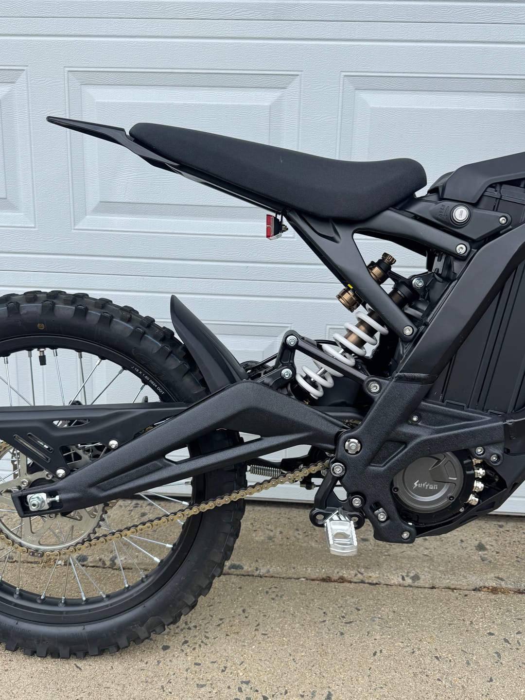 Customer photo review of Frame / swing-arm protection covers