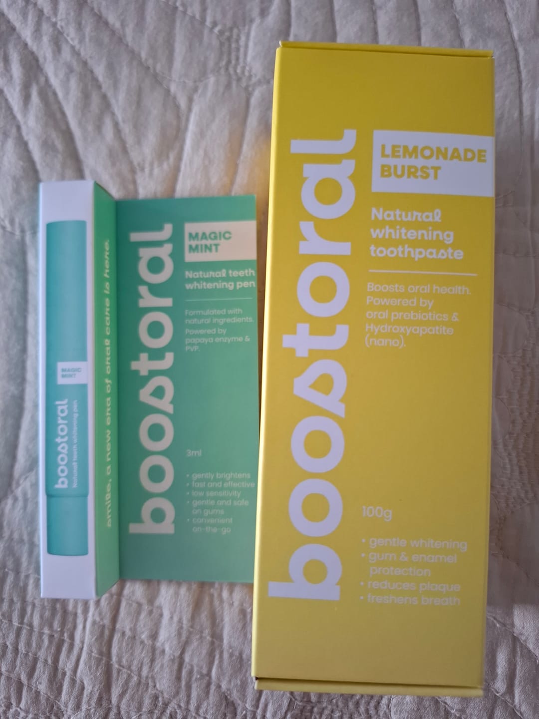 Customer photo review of Whitening & Care Duo