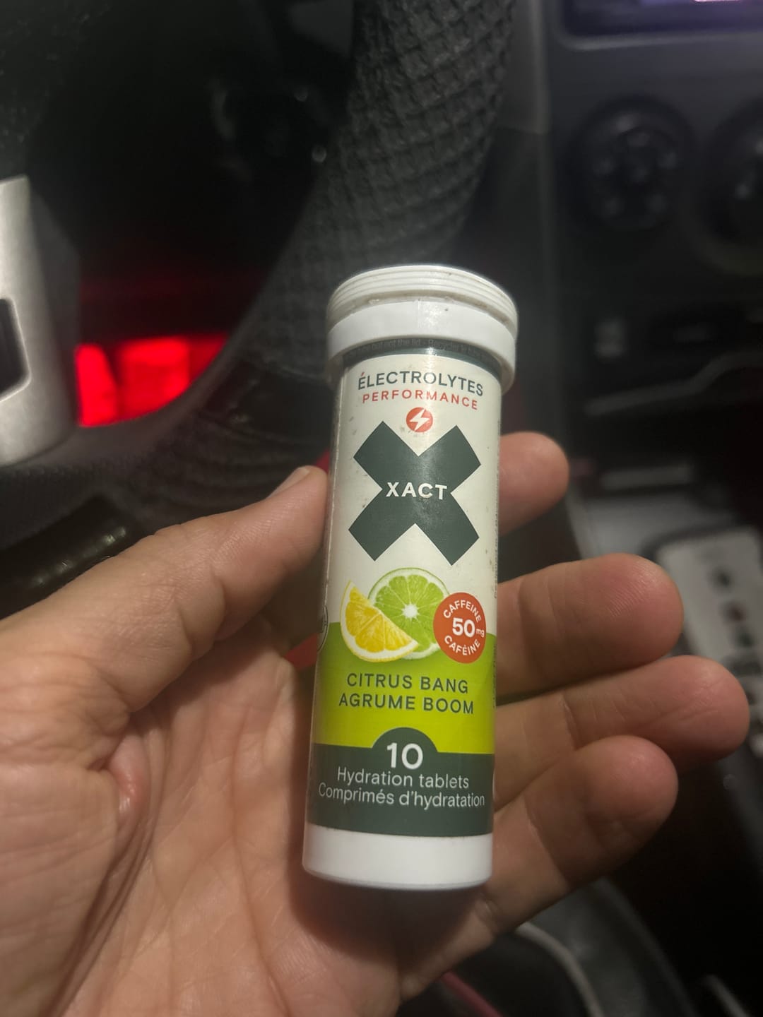 Customer photo review of XACT ELECTROLYTES -  sport hydration tabs