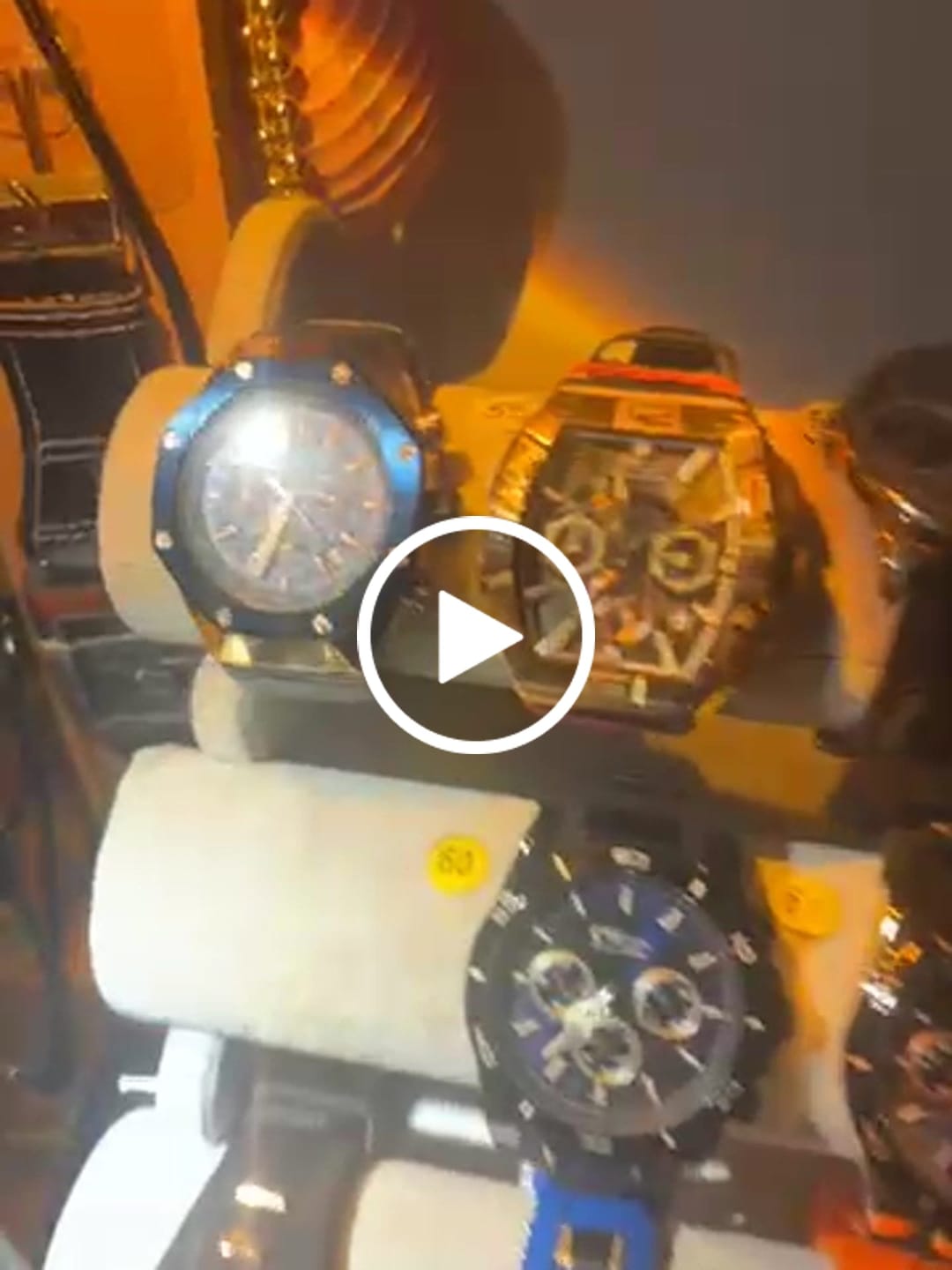 Customer video review of Senator Blue Men's Watch