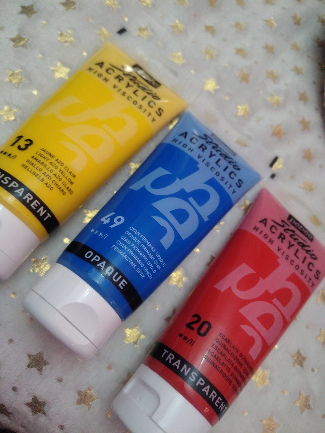 Customer photo review of Pebeo Studio - Acrílicos Tubos 100 ml