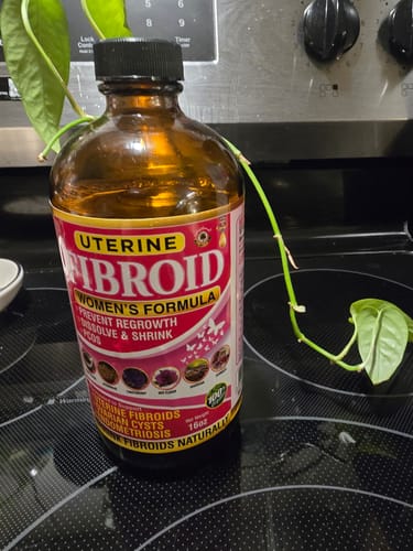 Customer photo review of Organic Fibroid Bitters 16oz