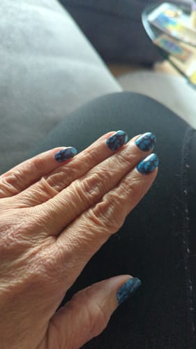 Heike M. review of UV Gel: Blue Winged Magic image 1 out of 1