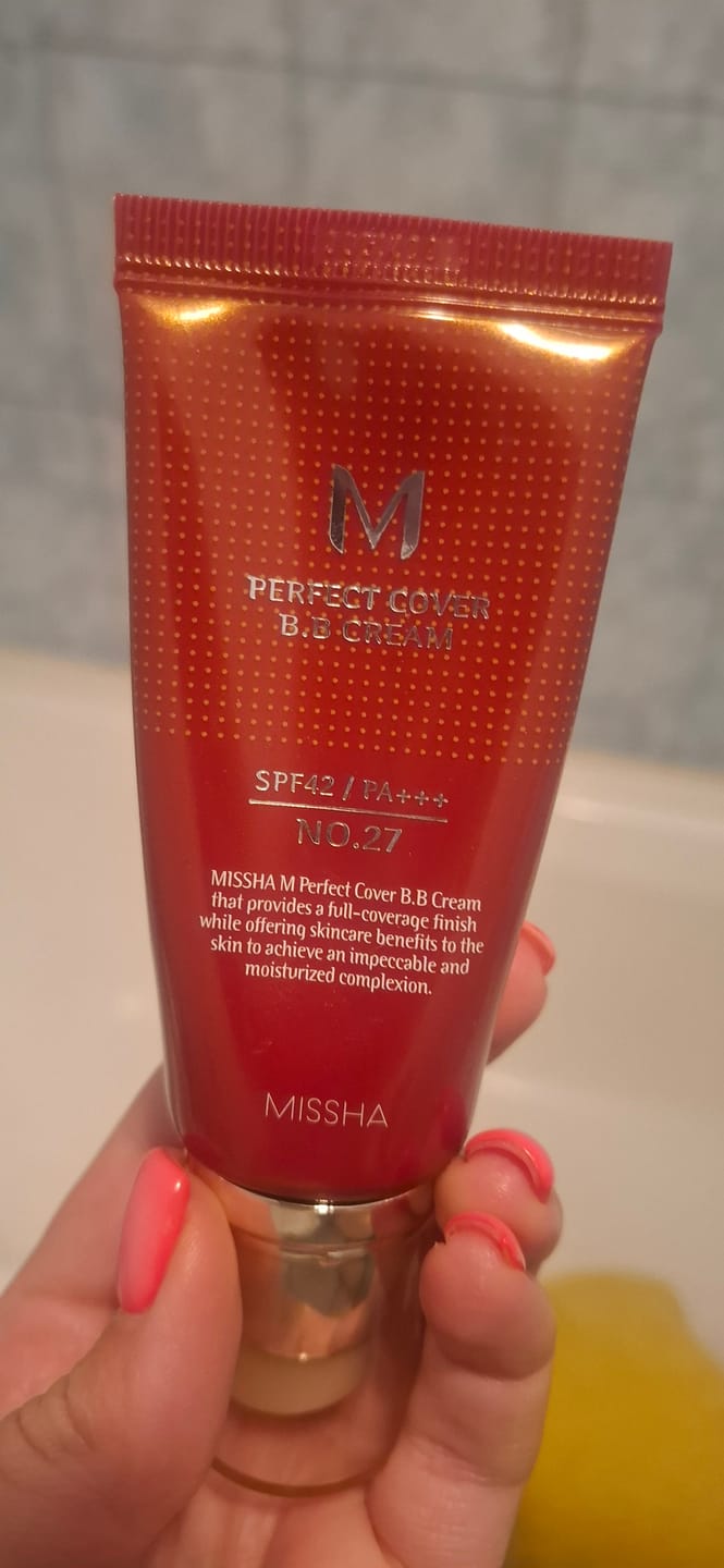 Customer photo review of BB-krēms Missha M Perfect Cover BB Cream SPF 42 PA+++
