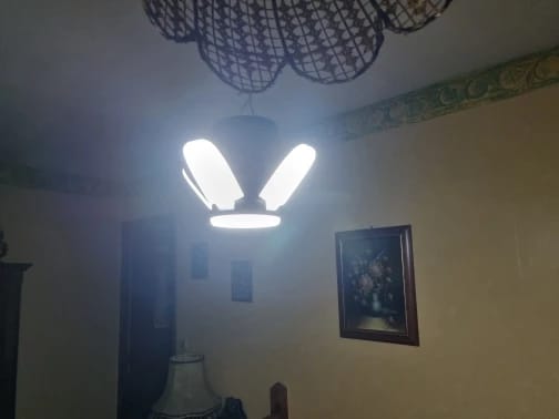 Customer photo review of Faltbare LED Campinglampe – Wiederaufladbare Outdoor Laterne