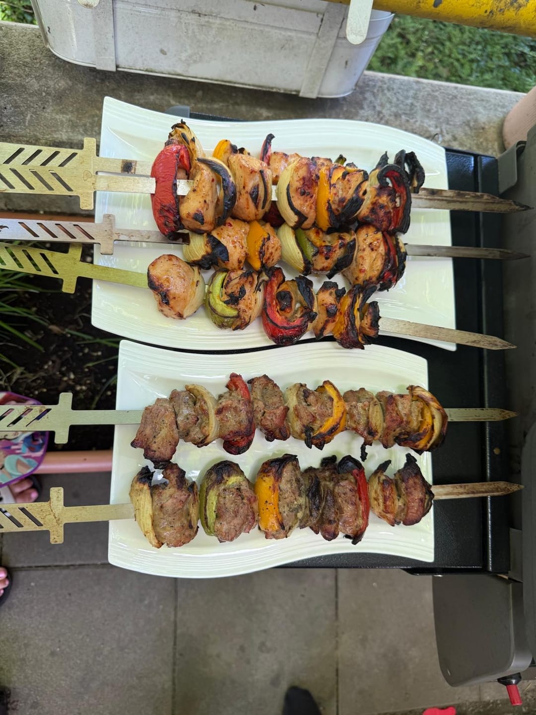 Customer photo review of Schweine-Schaschlik Knoblauch-Pfeffer – würzig & traditionell | mySchaschlik
