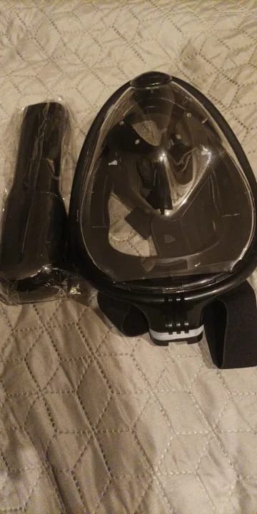 Customer photo review of Professionelle Rundum Schnorchelmaske