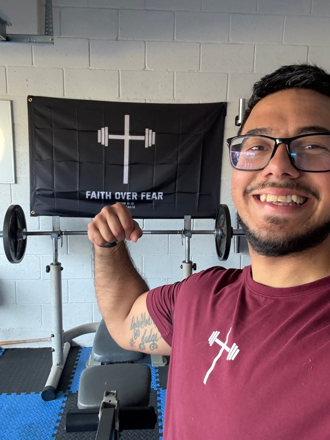Customer photo review of HolStrength Cross Flag