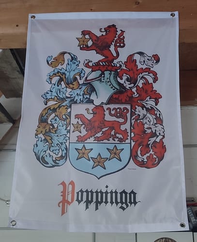 Customer photo review of Fahne inkl. Druck