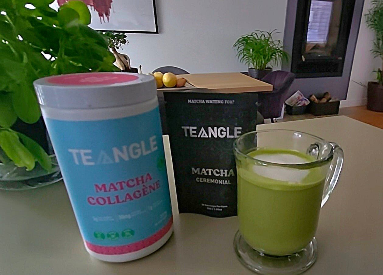 Customer photo review of Teangle - Matcha Collagène 333g - 411g