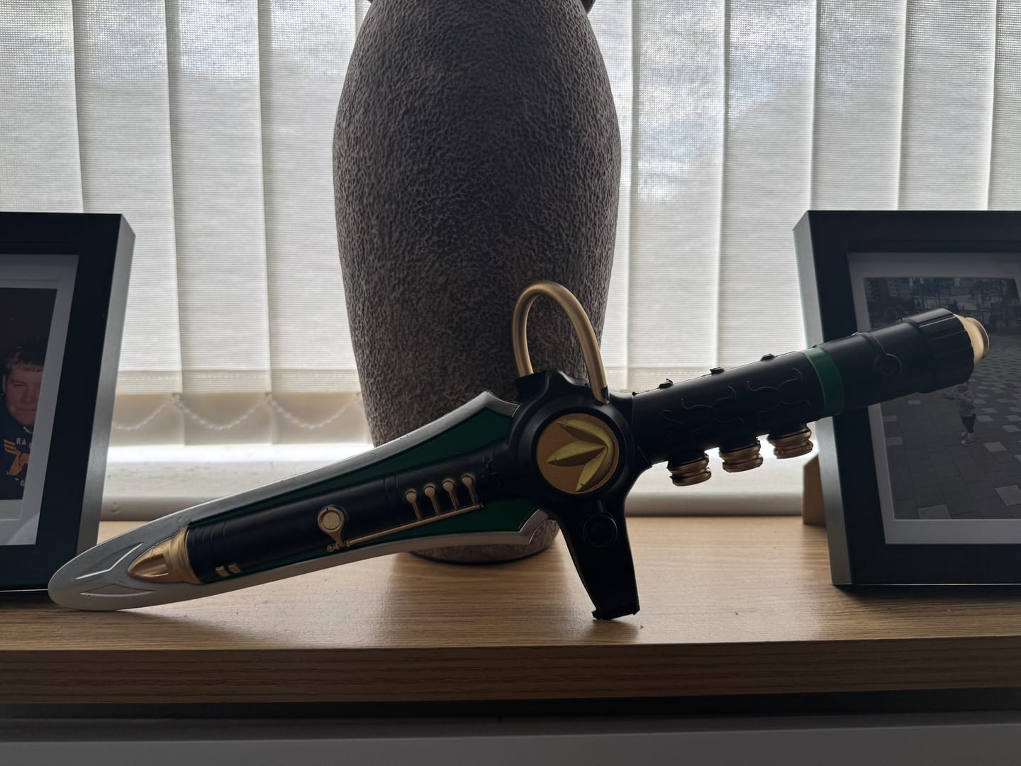 Customer photo review of Power Rangers - Green Ranger Dagger (Cosplay Safe Foam)