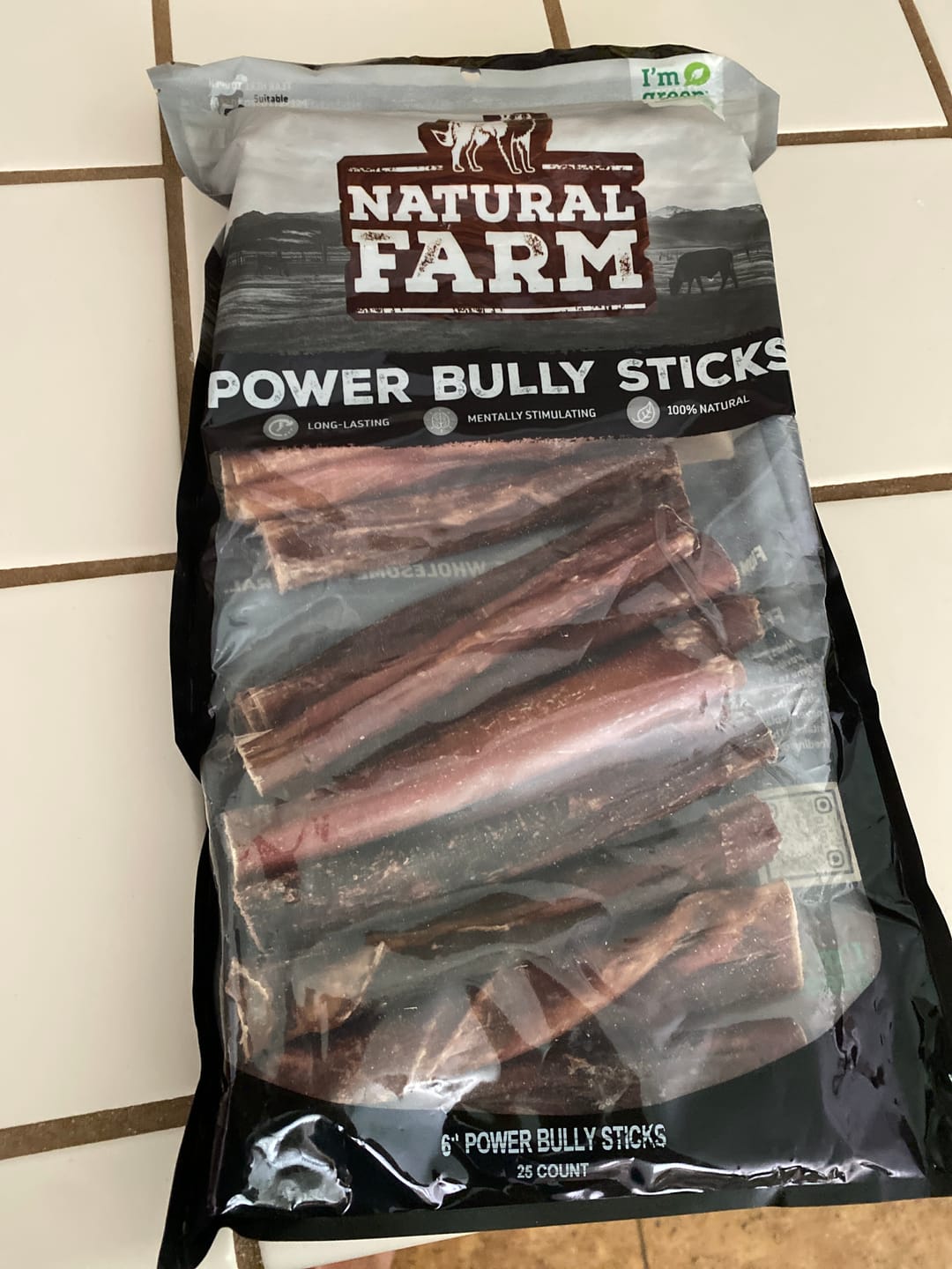 Customer photo review of 6 Inch Power Bully Sticks