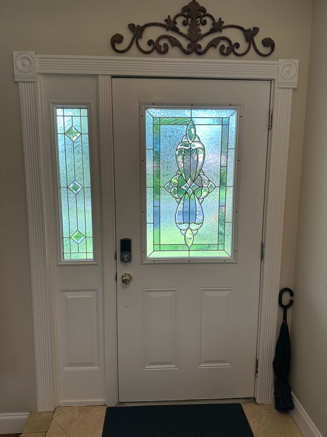 Customer photo review of Wexford Glass and Frame Kit (Half Lite 24" x 38" Frame Size)