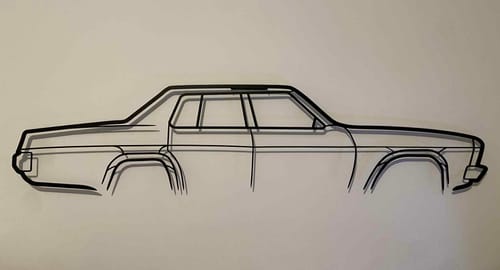 Customer photo review of Holden Statesman HQ Metal Wall Art