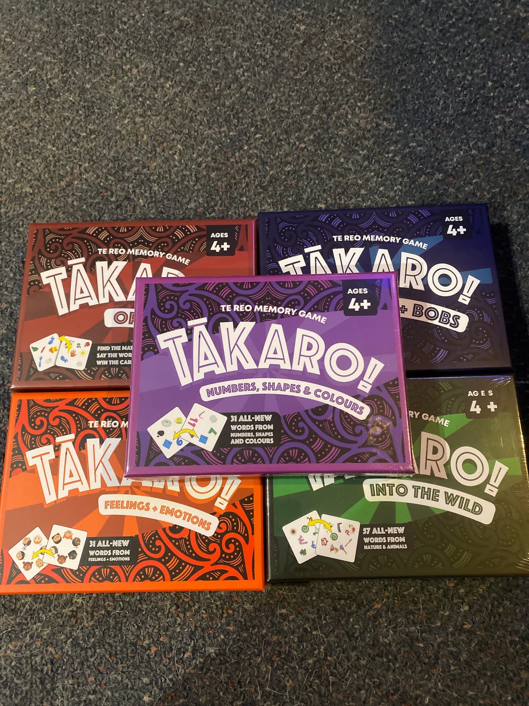 Customer photo review of Tākaro! - Numbers, Shapes & Colours