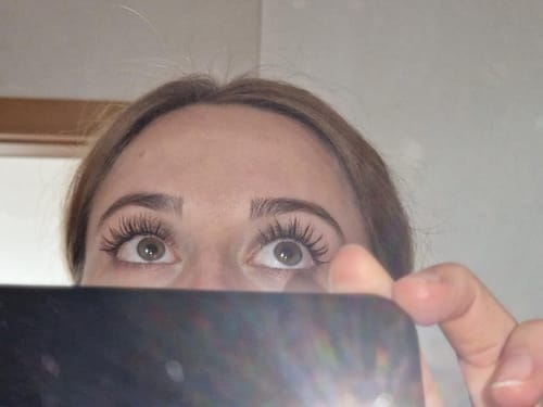 Customer photo review of Enhance® - Eyelash Growth Serum
