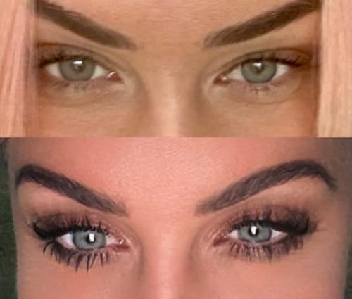 Customer photo review of Enhance® - Eyelash Growth Serum